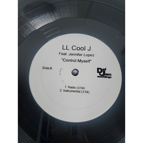 LL COOL J Feat. Jennifer Lopez  "Control Myself" Single Vinyl LP Mint Condition - Picture 8 of 8